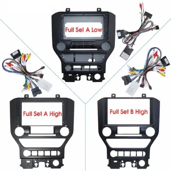 Car Fascia Frame Adapter For Ford Mustang 2015-2018 Android Radio Dashboard Fitting Panel Kit Face Plate (FORD-048049) - Image 6