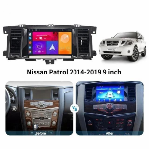 Car Frame Fascia Adapter Canbus Box Decoder Android Radio Dash Fitting Panel Kit For Nissan Patrol Infiniti QX56 QX80 (RC-103)