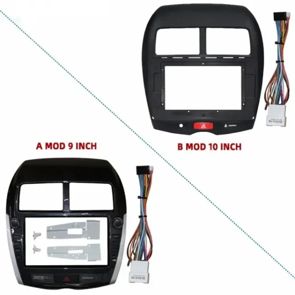 Car Frame Fascia Adapter Android Radio Dash Fitting Panel Kit For Mitsubishi ASX Outlander Sport Peugeot 4008 Citroen C4 (SL-007) - Image 7