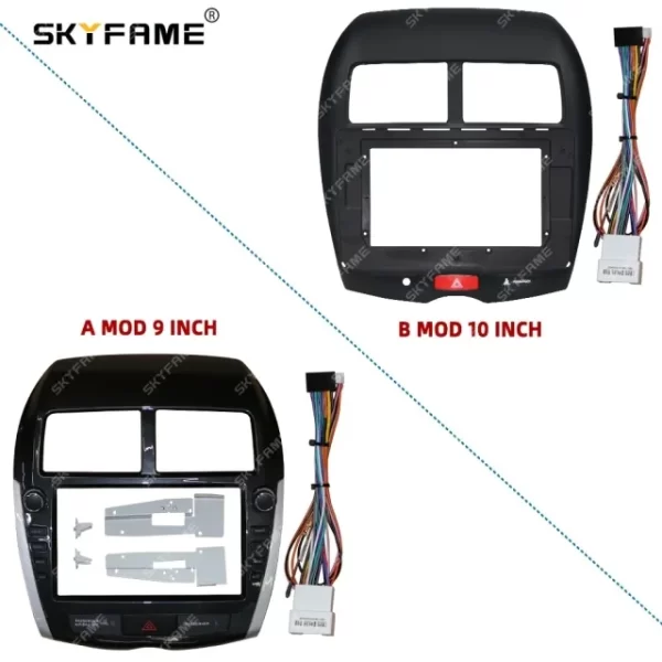 Car Frame Fascia Adapter Android Radio Dash Fitting Panel Kit For Mitsubishi ASX Outlander Sport Peugeot 4008 Citroen C4 (SL-007) - Image 6