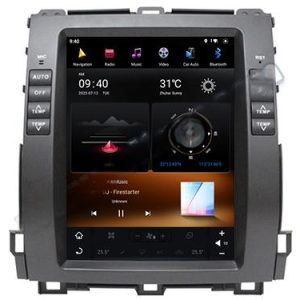 9.7" Screen Tesla Vertical Android Screen For Toyota Land Cruiser Prado 120 Lexus GX470 2004-2009 Car Multimedia Stereo GPS Carplay Player （SPZJ-001)）