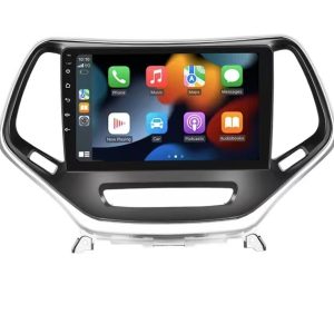 Car Frame Fascia Adapter Canbus Box Decoder For Jeep Grand Cherokee 2014-2018 Android Radio Dash Fitting Panel Kit (JP-001002)