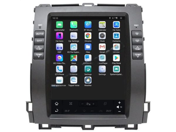 9.7" Screen Tesla Vertical Android Screen For Toyota Land Cruiser Prado 120 Lexus GX470 2004-2009 Car Multimedia Stereo GPS Carplay Player （SPZJ-001)） - Image 4