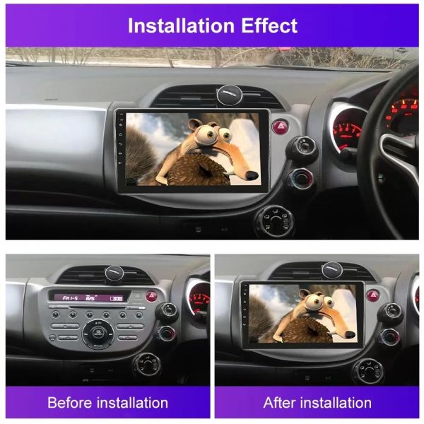 Car Frame Fascia Adapter Canbus Box Decoder For Honda Fit 2008-2013 Android Radio Dash Fitting Panel Kit (BT-001) - Image 3