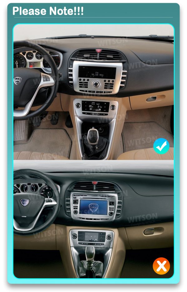 7" Screen OEM Style without DVD Deck For Lancia Delta 2009-2019 Car Multimedia Stereo GPS CarPlay Player (TAS/TB/TC/TVS/7ZJ-002) - Image 7
