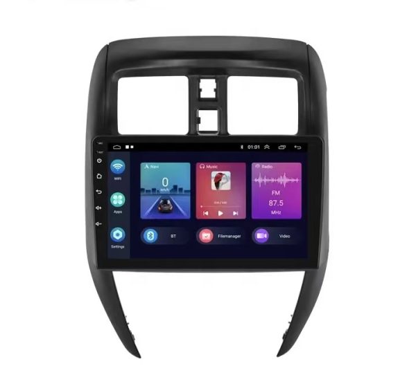 Car Frame Fascia Adapter Android Radio Dash Fitting Panel Kit For Nissan Versa Sedan (RC-102)