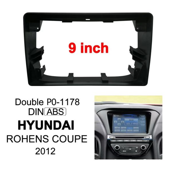 Car Frame Fascia Adapter Canbus Box Decoder Android Radio Dash Fitting Panel Kit For Hyundai Genesis Rohens Coupe (XD-110) - Image 2