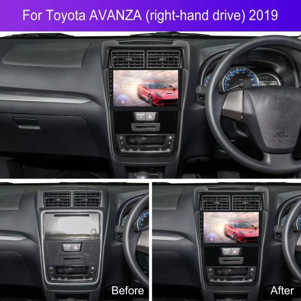 Car Frame Fascia Adapter Canbus Box Decoder Android Radio Dash Fitting Panel Kit For Toyota Avanza (FT-111) - Image 2