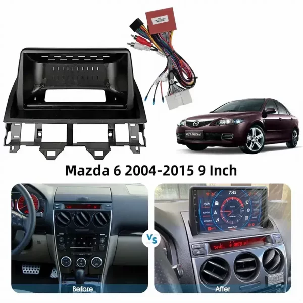 Car Frame Fascia Adapter For Mazda CX-5 CX5 2017 Android Big Screen Radio Audio Dash Fitting Panel Kit (XTL-009) - Image 3