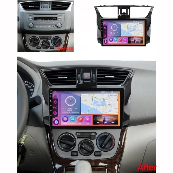 Car Frame Fascia Adapter For Nissan Sylphy Sentra Pulsar 2012-2018 Android Radio Dash Fitting Panel Kit (RC-012043) - Image 2