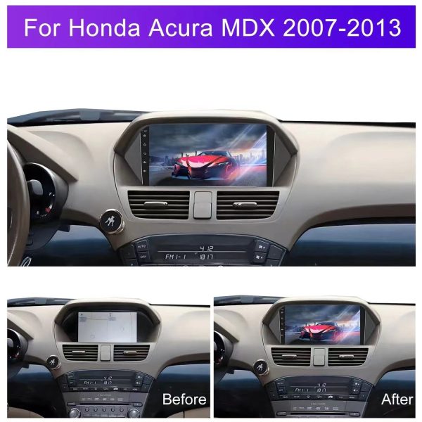 Car Frame Fascia Adapter Android Radio Dash Fitting Panel Kit For Acura MDX (BT-120) - Image 2