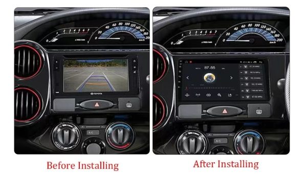 Car Frame Fascia Adapter For Toyota Etios Liva 2011 Android Radio Dash Fitting Panel Kit (FT-121) - Image 2