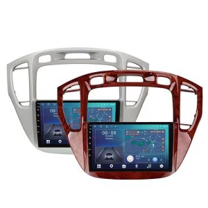 Car Frame Fascia Adapter Android Radio Dash Fitting Panel Kit For Toyota Highlander Kluger (FT-124)