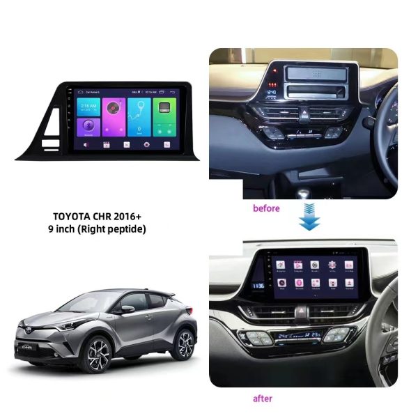 Car Frame Fascia Adapter Canbus Box Decoder For Toyota CHR 2016 Stereo Android Radio Dash Fitting Panel Kit (FT-136) - Image 2