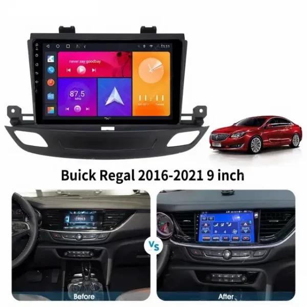 Car Frame Fascia Adapter Canbus Box Decoder Android Radio Audio Dash Fitting Panel Kit For Buick Regal (BK-028) - Image 4