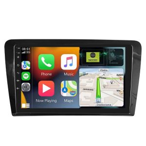 Car Frame Fascia Adapter Canbus Box Decoder For Skoda Rapid Spaceback Android Radio Dash Fitting Panel Kit (SKD-014)