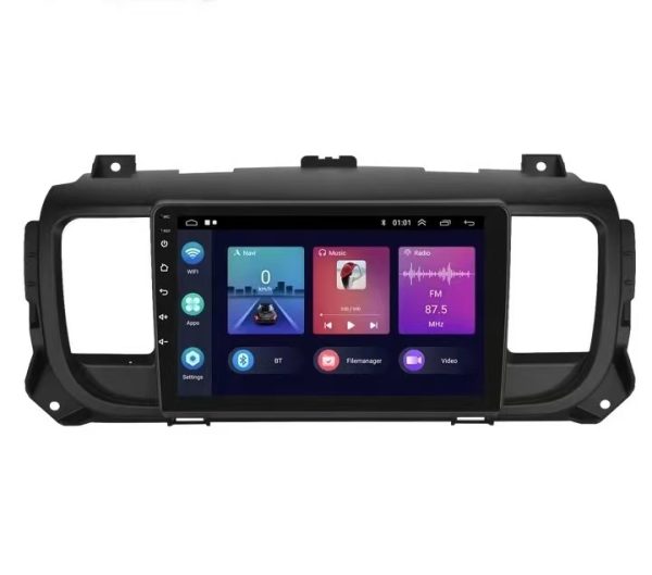 Car Frame Fascia Adapter Canbus Box Decoder Android Fitting Panel Kit For Citroen Jumpy 3 Spacetourer Peugeot Expert 3 (XTL-014)