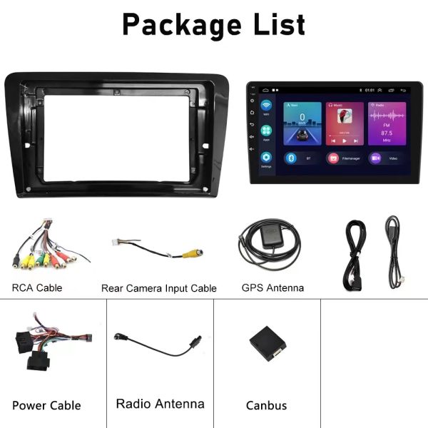 Car Frame Fascia Adapter Canbus Box Decoder For Skoda Rapid Spaceback Android Radio Dash Fitting Panel Kit (SKD-014) - Image 4