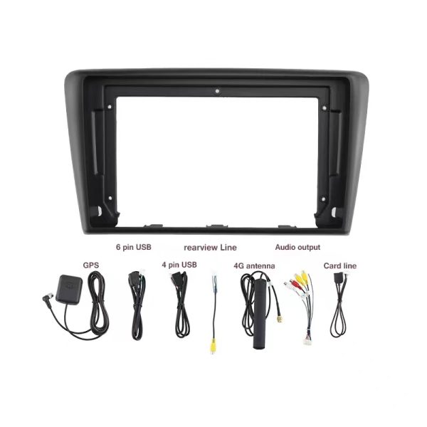 Car Frame Fascia Adapter Canbus Box Decoder For Skoda Rapid Spaceback Android Radio Dash Fitting Panel Kit (SKD-014) - Image 2