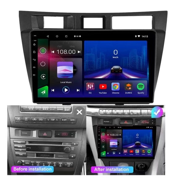 Car Frame Fascia Adapter For Toyota Mark II 9 GX110 2000-2007 Android Radio Dash Fitting Panel Kit (FT-143) - Image 2