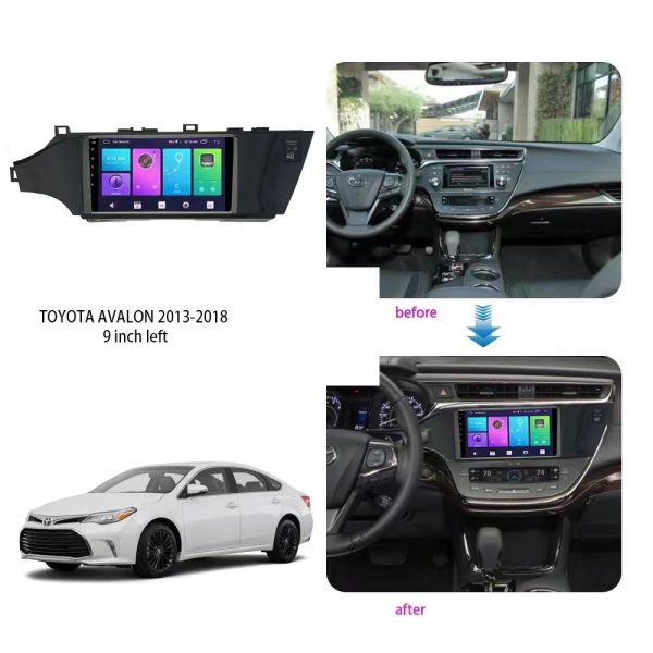 Car Frame Fascia Adapter Canbus Box Decoder Android Radio Audio Dash Fitting Panel Kit For Toyota Avalon (FT-149) - Image 2