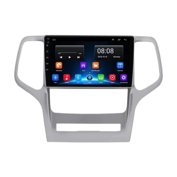 Car Frame Fascia Adapter Canbus Box Decoder Android Radio Dash Fitting Panel Kit For Jeep Grand Cherokee RST Laredo (JP-015)