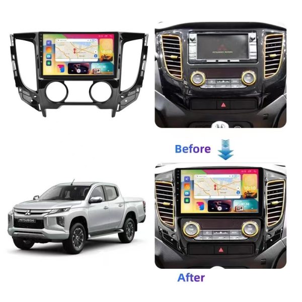 Car Frame Fascia Adapter For Mitsubishi Triton L200 2015-2019 Android Radio Audio Dash Fitting Panel Kit (SL-015) - Image 2