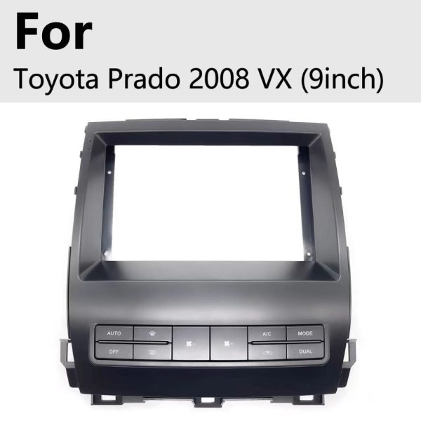 Car Frame Fascia Adapter Android Radio Dash Fitting Panel Kit For Lexus GX470 Toyota Land Cruiser Prado 120 (FT-151207) - Image 3