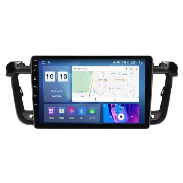 Car Frame Fascia Adapter Canbus Box Decoder Android Radio Dash Fitting Panel Kit For Peugeot 508 508SW (BZ-016)