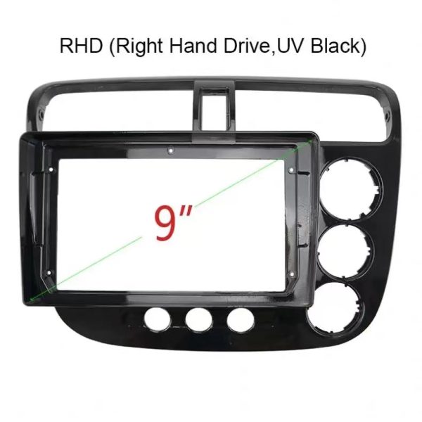 Car Fascia Frame Adapter For Honda Civic Rebon 2001-2005 Android Radio Dashboard Fitting Panel Kit Face Plate (BT-016) - Image 6