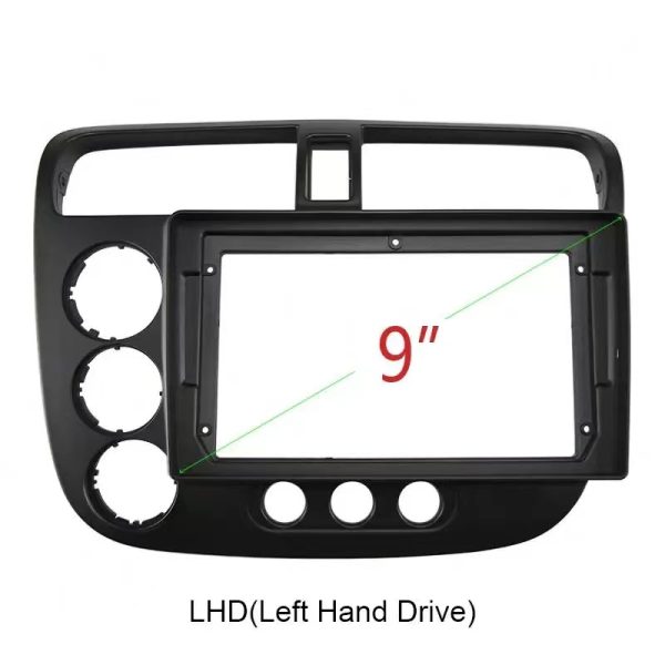 Car Fascia Frame Adapter For Honda Civic Rebon 2001-2005 Android Radio Dashboard Fitting Panel Kit Face Plate (BT-016) - Image 5