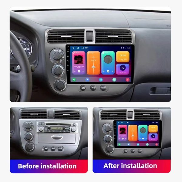 Car Fascia Frame Adapter For Honda Civic Rebon 2001-2005 Android Radio Dashboard Fitting Panel Kit Face Plate (BT-016) - Image 2