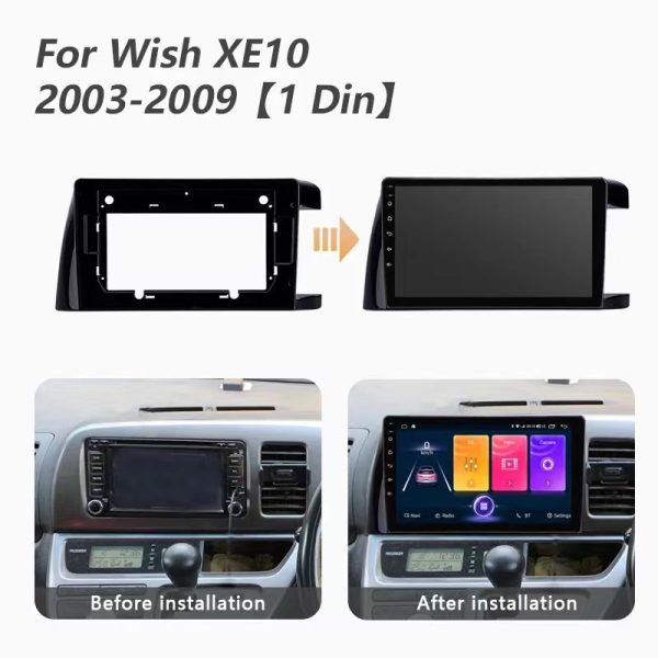 Car Fascia Frame Adapter Android Radio Audio Dash Panel For Toyota Wish (FT-168) - Image 2