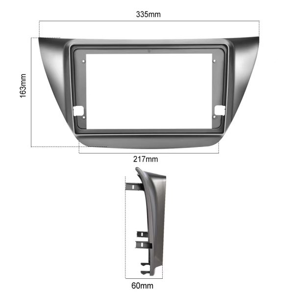 Car Frame Fascia Adapter For MitsubishiI Lancer Ralliart IX GLX Sportback Android Radio Audio Dash Fitting Panel Kit (SL-017018) - Image 7