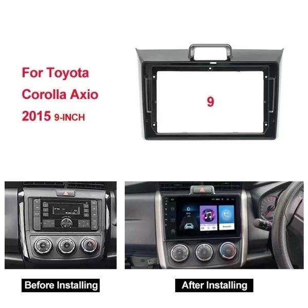Car Frame Fascia Adapter Android Radio Dash Fitting Panel Kit For Toyota Corolla Hybrid Fielder Axio (FT-197) - Image 5