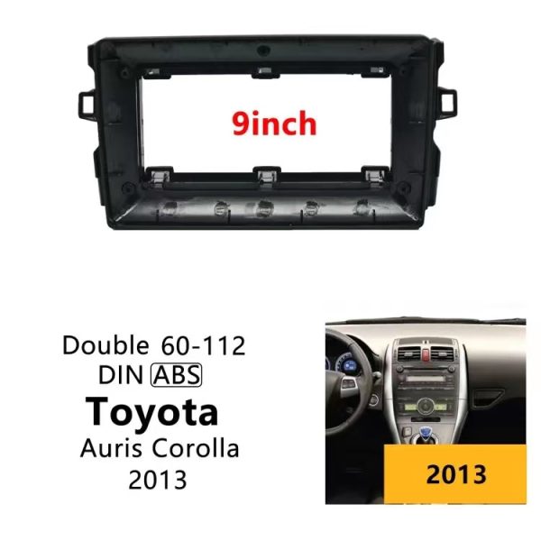 Car Frame Fascia Adapter Canbus Box Decoder Android Radio Audio Dash Fitting Panel Kit For Toyota Auris E150 (FT-198) - Image 2