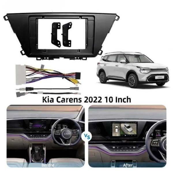 Car Frame Fascia Adapter Android Radio Dash Fitting Panel Kit For Kia Carens （QY-097） - Image 3