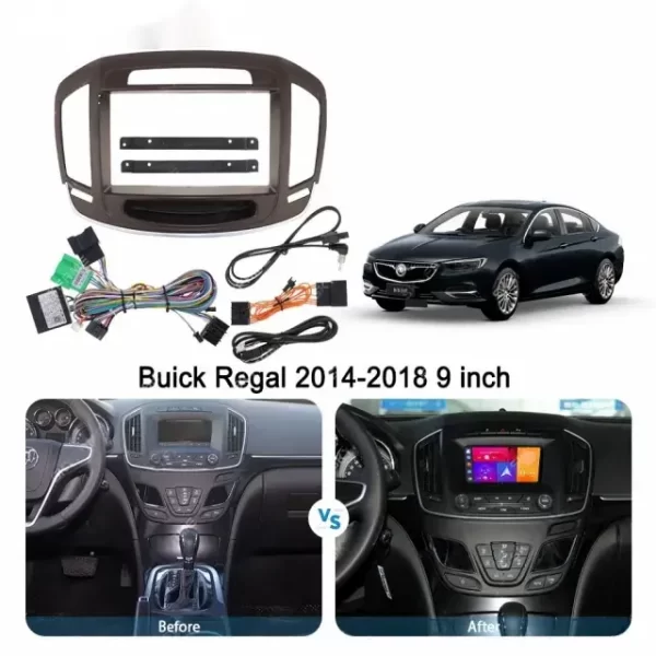 Car Frame Fascia Adapter Canbus Box Decode Android Radio Dash Fitting Panel Kitr For Opel Insignia Buick Regal (BK-017018) - Image 5