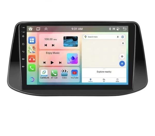 Car Frame Fascia Adapter Canbus Box Decoder For Hyundai i30 Elantra GT 2017-2021 Android Radio Dash Fitting Panel Kit (XD-002)