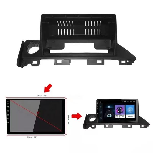 Car Frame Fascia Canbus Box Adapter Deceoder Android Radio Dash Fitting Panel Kit For Mazda 6 Atenza (MZD-022) - Image 3
