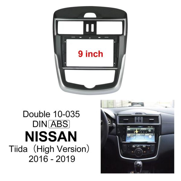 Car Frame Fascia Adapter For Nissan Tiida 2016-2020 Android Android Radio Dash Fitting Panel Kit (RC-021023) - Image 3