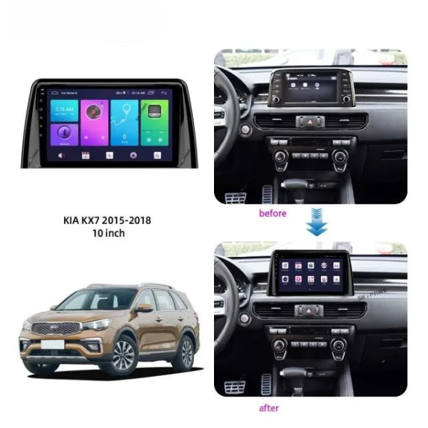Car Frame Fascia Adapter For Kia Kx7 2015-2018 Android Radio Dash Fitting Panel Kit (QY-012) - Image 3