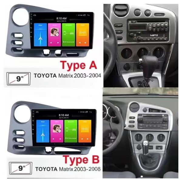 Car Frame Fascia Adapter Android Radio Dash Fitting Panel Kit For Toyota Matrix 2 E140 Pontiac Vibe （FT-219） - Image 3