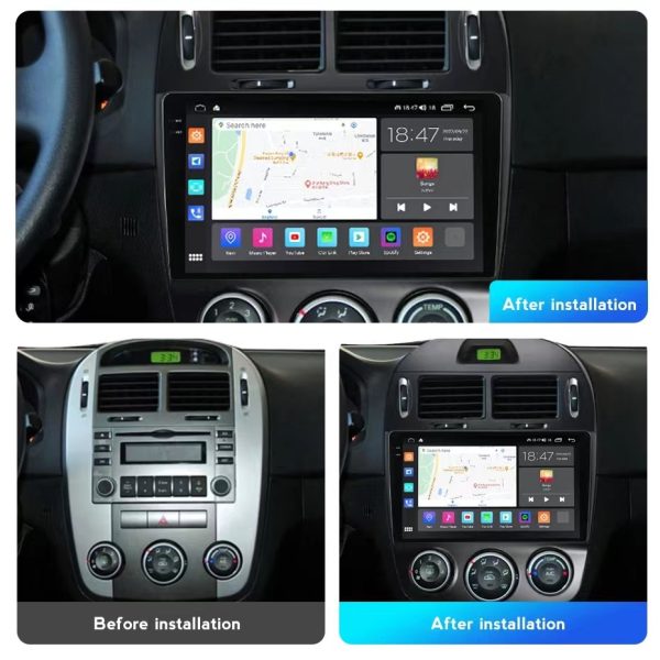 Car Frame Fascia Adapter For Kia Cerato Foret 2017 Android Radio Dash Fitting Panel Kit (QY-023) - Image 2