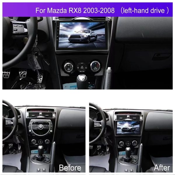 Car Frame Fascia Adapter Canbus Box For Mazda RX-8 Android Radio Audio Dash Fitting Panel Kit (MZD-023) - Image 3