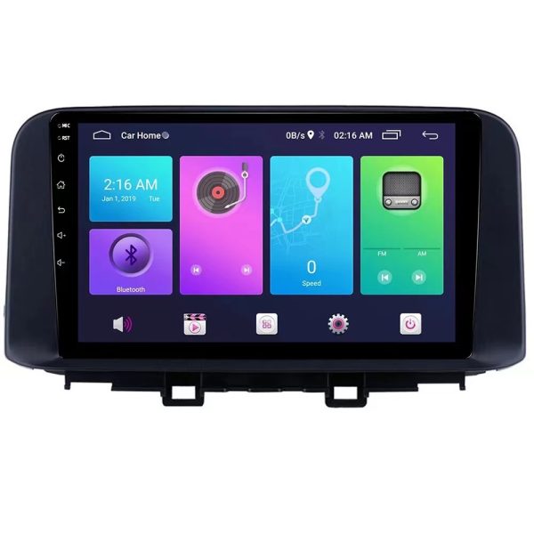 Car Frame Fascia Adapter Canbus Box Decoder For Hyundai Encino Kona 2018-2019 Android Radio Dash Fitting Panel Kit (XD-024)
