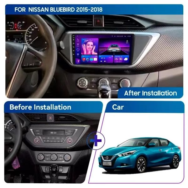 Car Frame Fascia Adapter For Nissan Bluebird Lannia 2016-2020 Android Radio Dash Fitting Panel Kit (RC-024) - Image 2