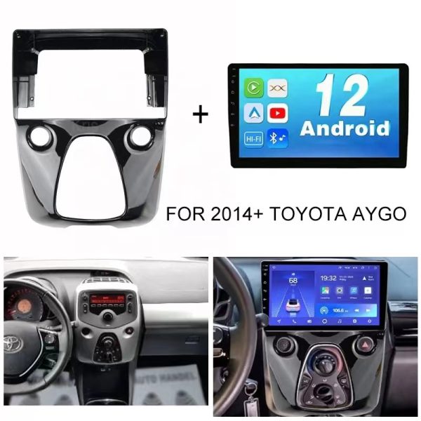 Car Frame Fascia Adapter Canbus Box Decoder Android Radio Dash Fitting Panel Kit For Toyota Aygo Peugeot 108 Citroen C1 (FT-215) - Image 6