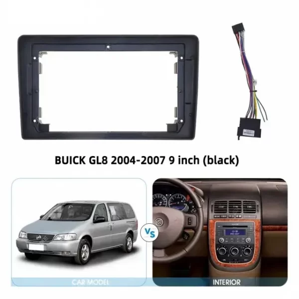 Car Frame Fascia Adapter Canbus Box Decoder Android Radio Audio Dash Fitting Panel Kit For Buick GL8 2004-2007 (BK-031) - Image 2