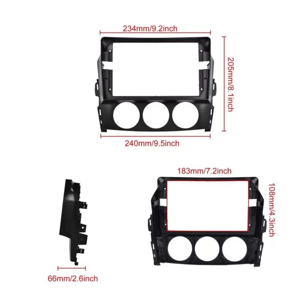 Car Frame Fascia Adapter For Mazda MX-5 MX5 2009-2015 Android Radio Dash Fitting Panel Kit (MZD-028) - Image 4